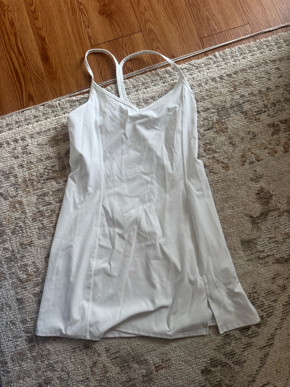 Aritzia White Slip Mini Dress